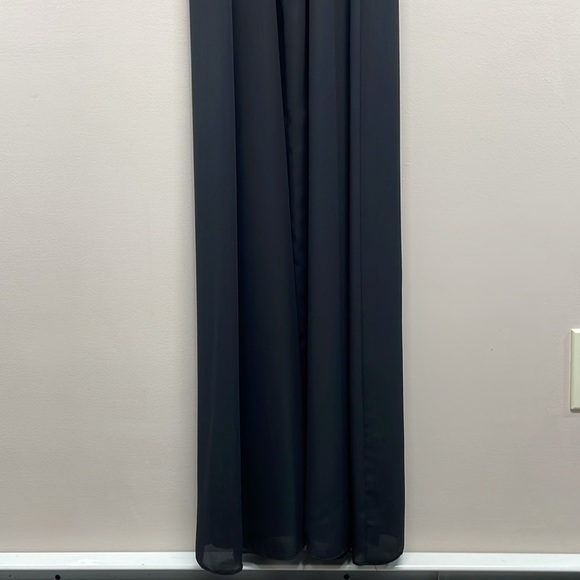 Vintage 90’s Betsy & Adam High Neck Halter Soutache Formal Long Gown Dress 3/4 - Picture 6 of 16